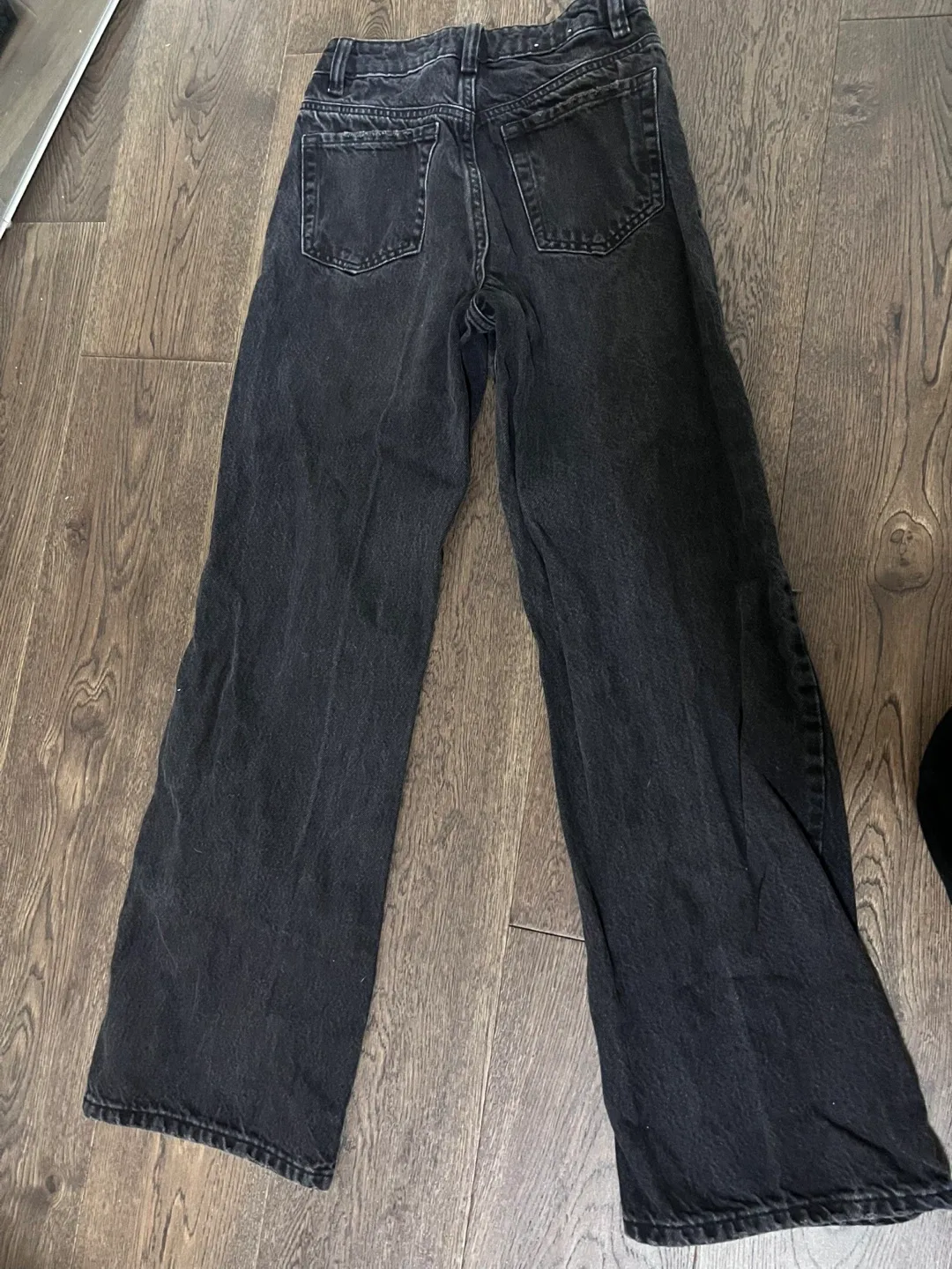 Garage Denim Jeans - Wide leg, Black, Ripped image indicator(3)