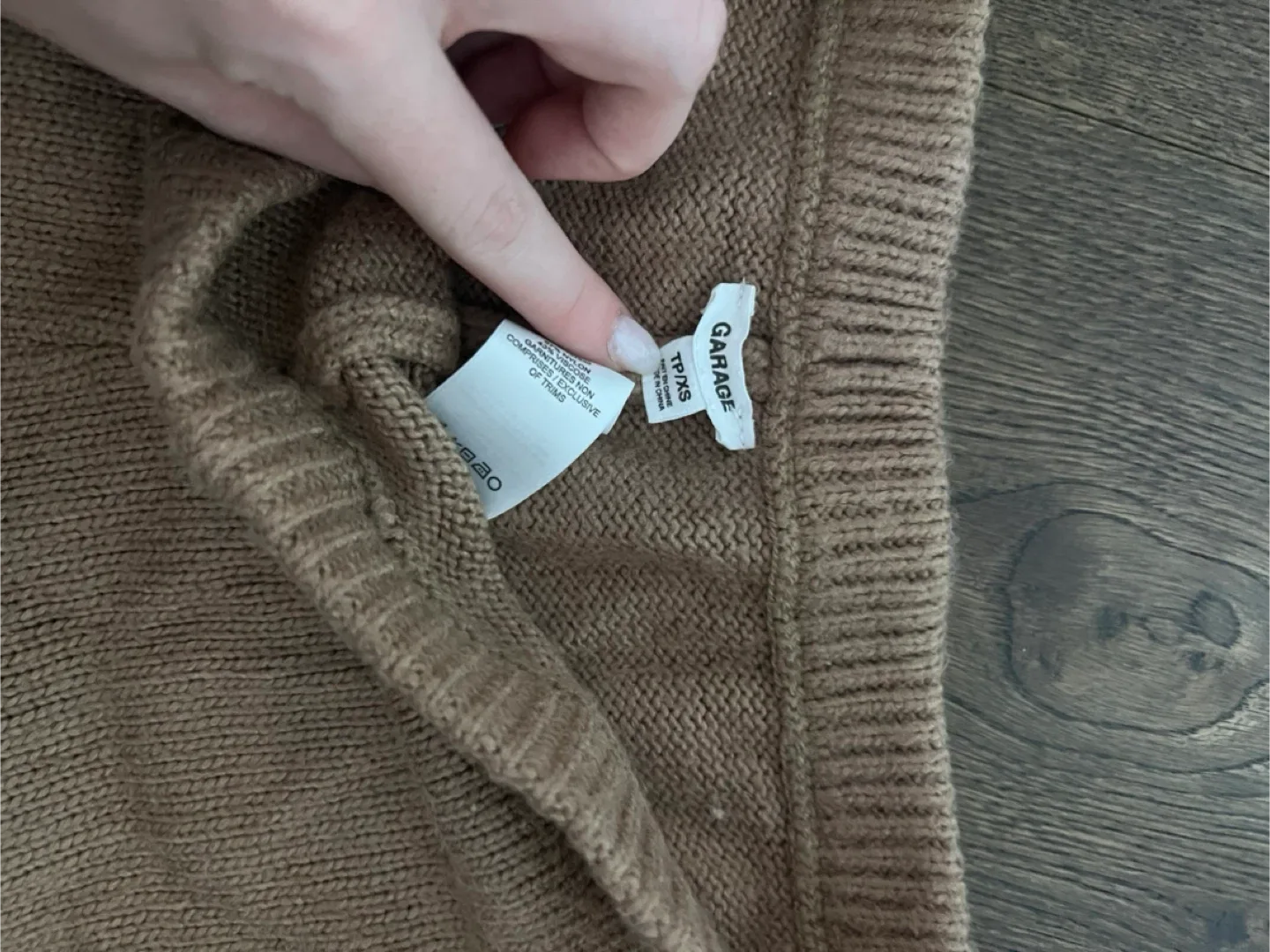 Garage Knitted Shorts - TP/XS image indicator(2)