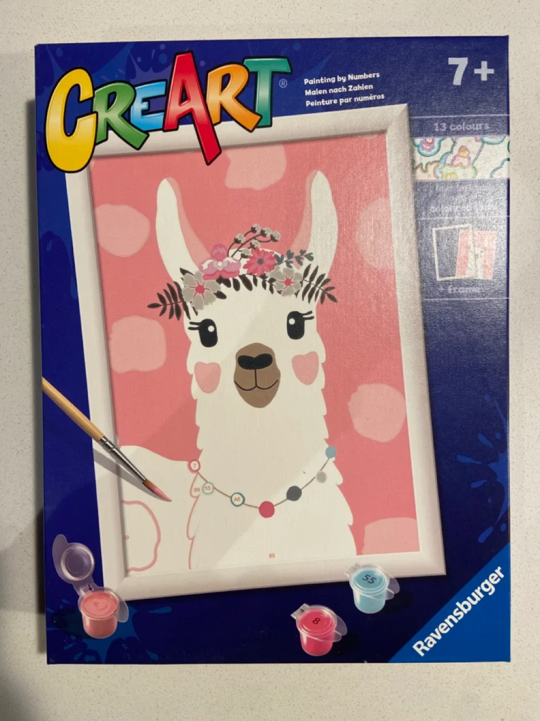 NEW: Ravensburger CreArt Painting by Numbers - Llama image indicator(2)