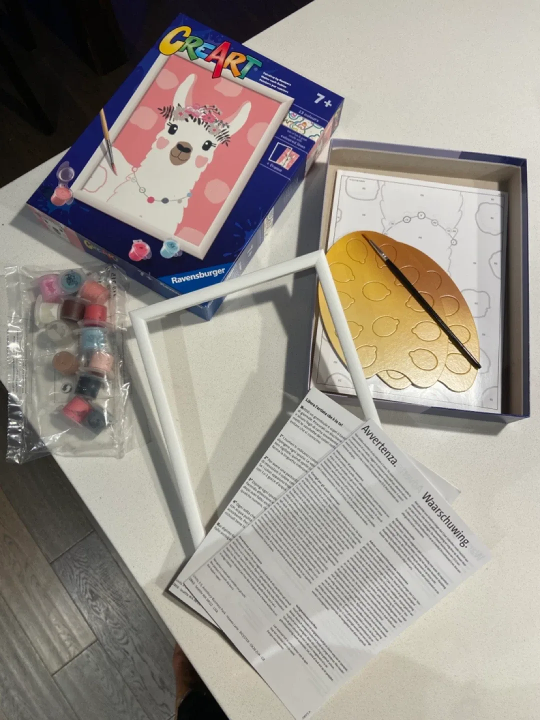 NEW: Ravensburger CreArt Painting by Numbers - Llama image indicator(7)