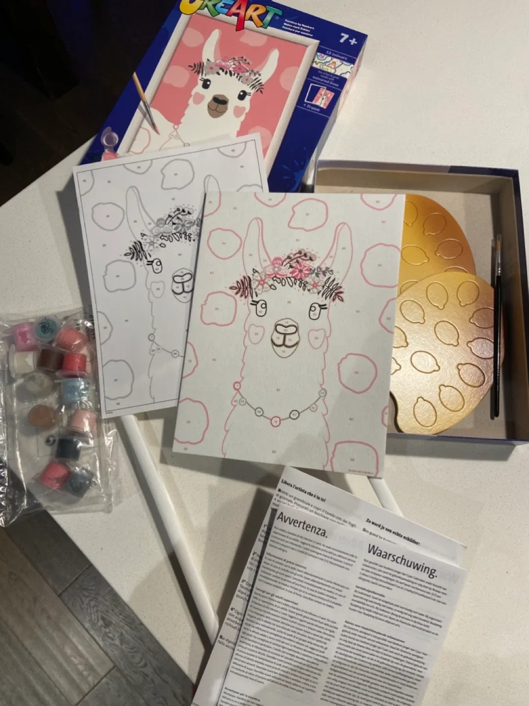 NEW: Ravensburger CreArt Painting by Numbers - Llama image indicator(8)