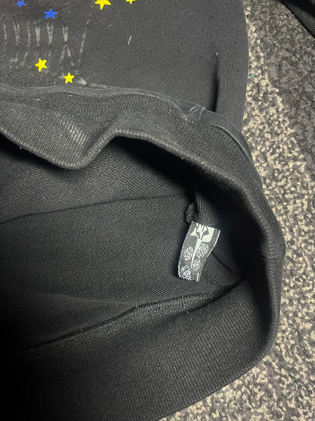 SP5DER Black Hoodie - Size S image indicator(5)