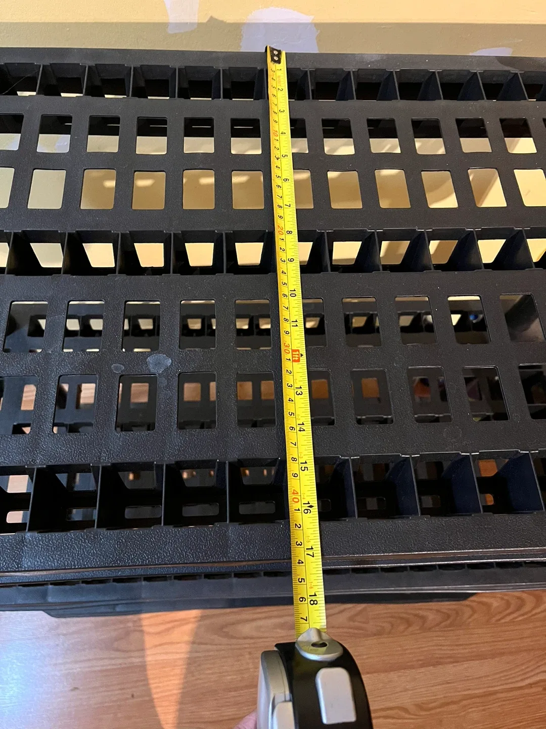 Black Plastic Shelf Unit image indicator(3)