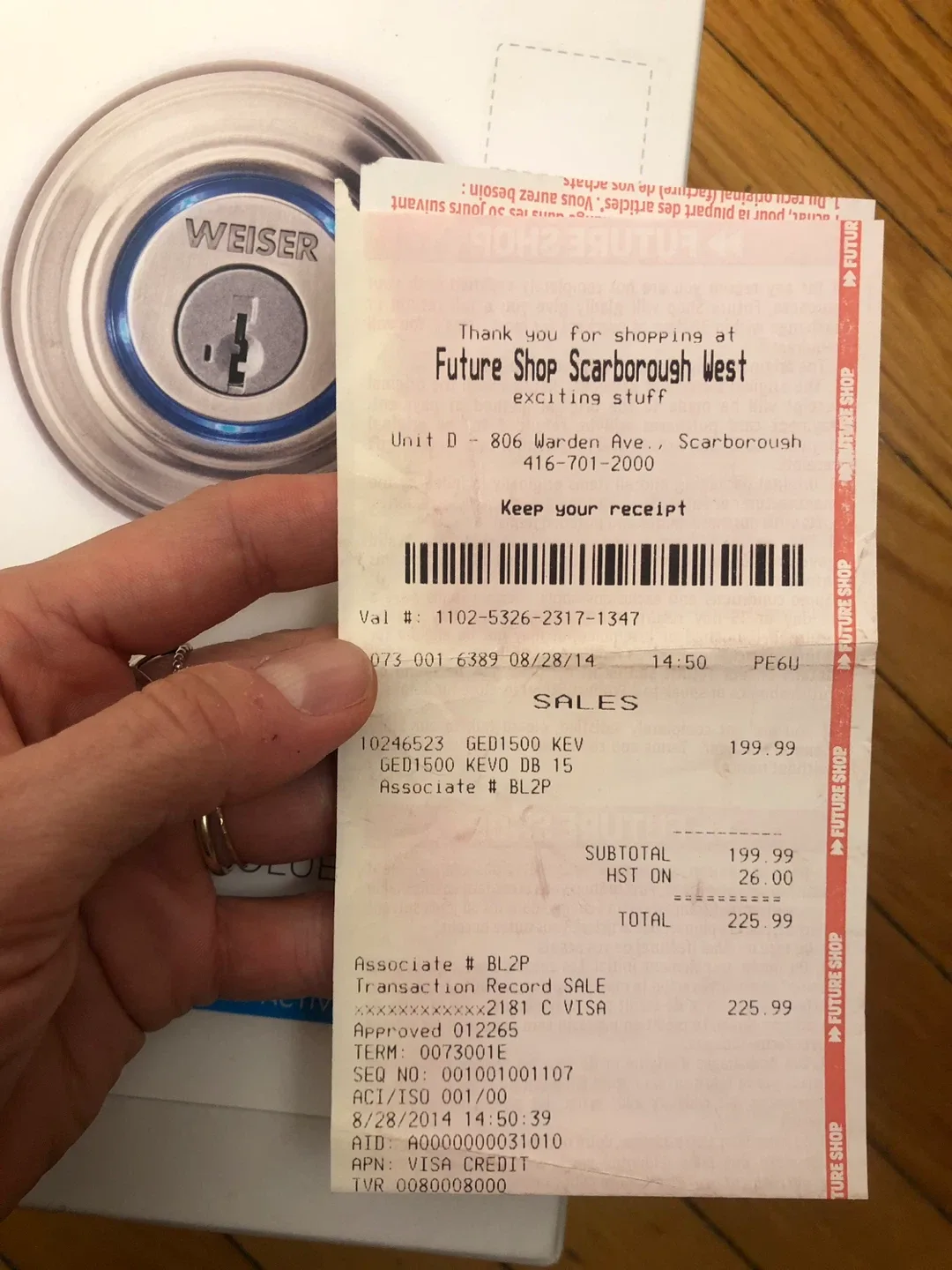 Weiser Kevo Bluetooth Enabled Deadbolt image indicator(7)