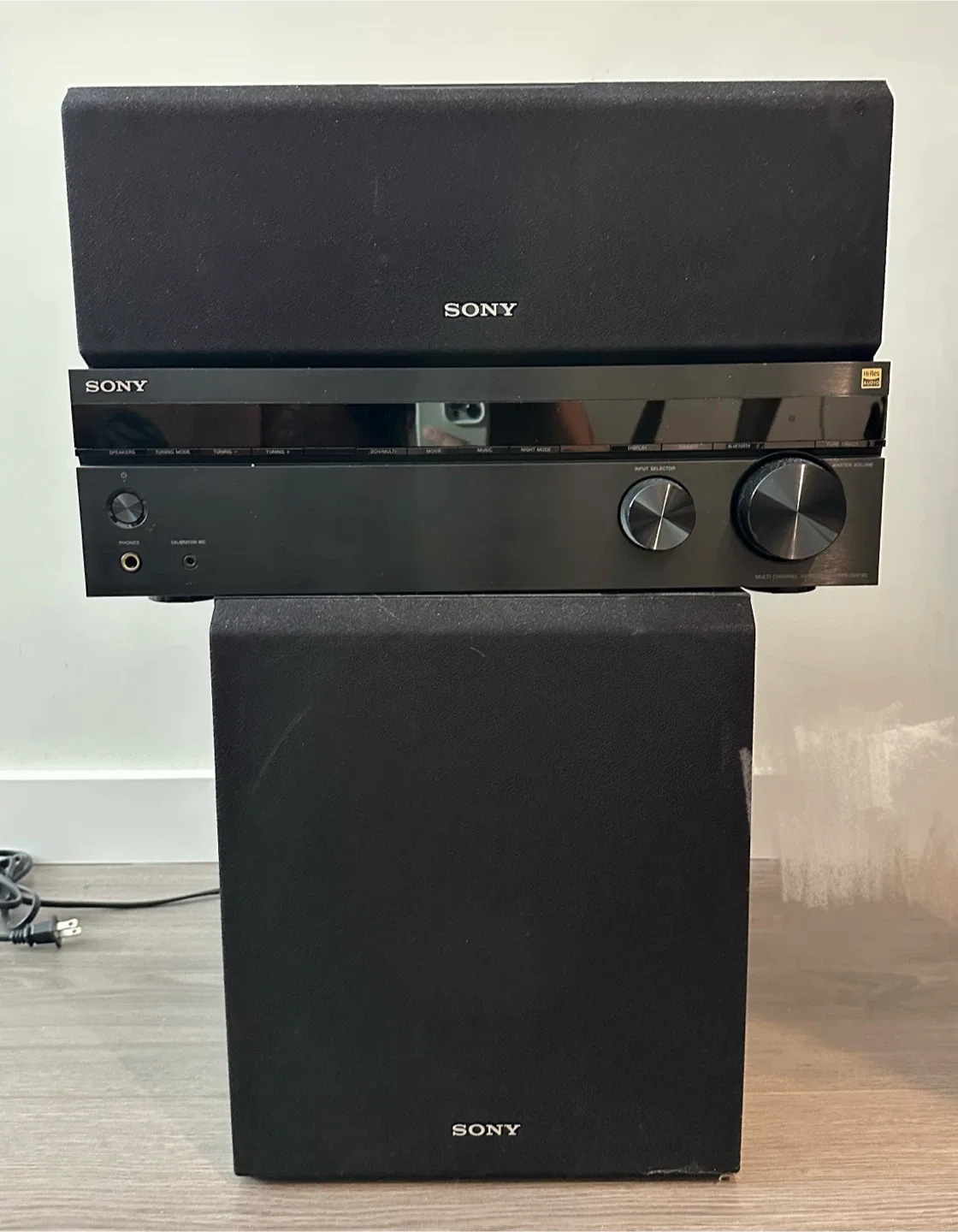 Sony 9-Piece Home Theater System w/ Wires & Remote image indicator(3)