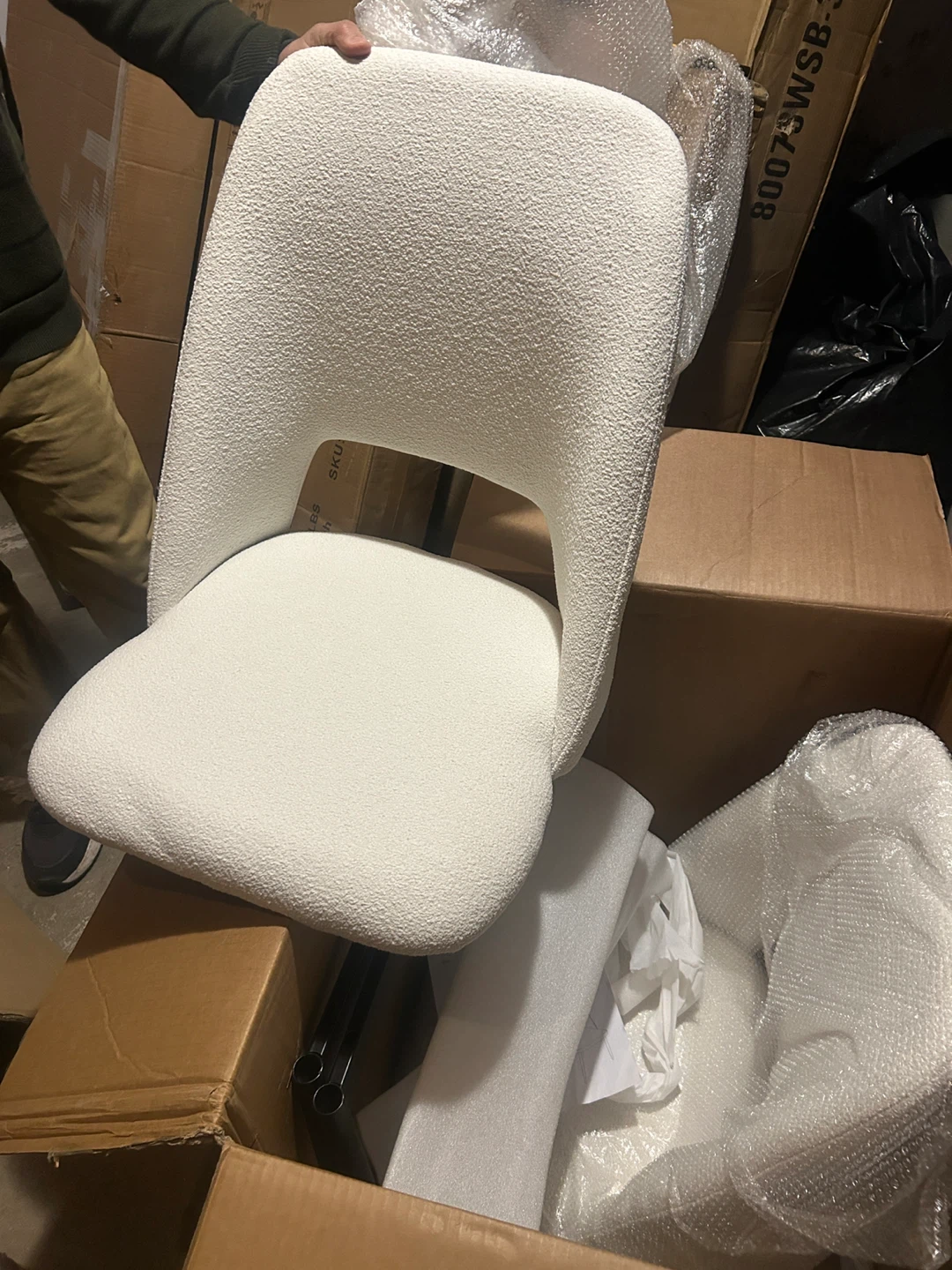 Boucle Dining Chairs - Set of 2 - photo 3