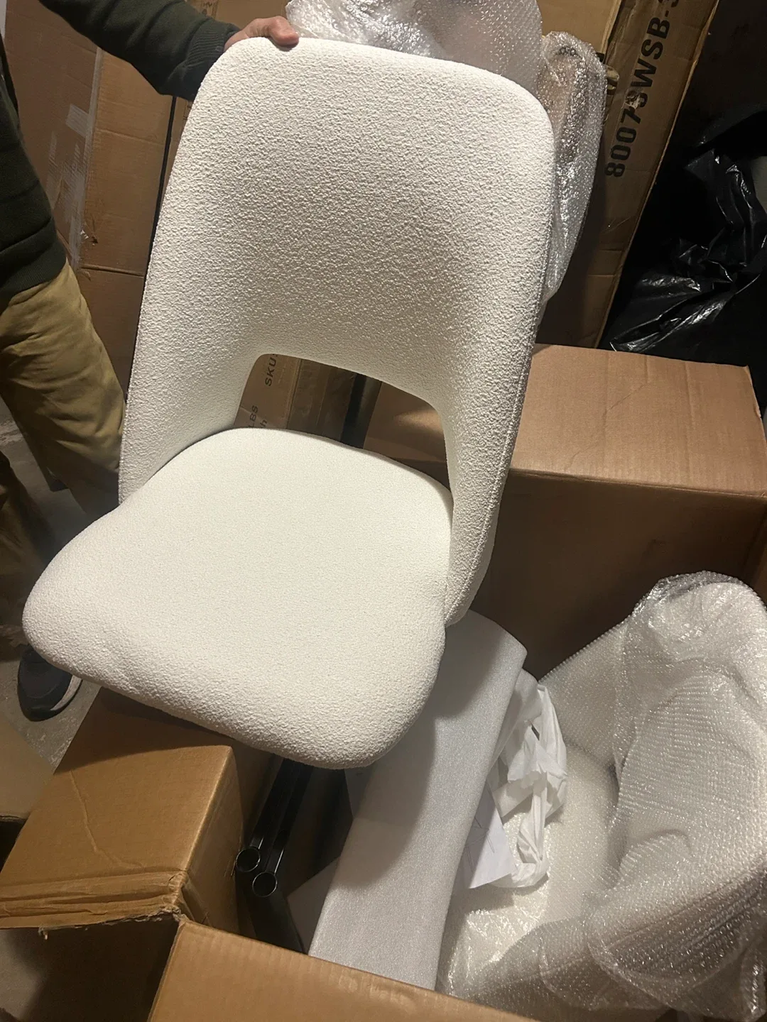 Boucle Dining Chairs - Set of 2 image indicator(3)