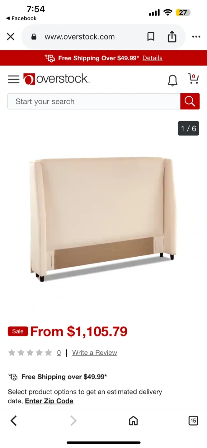 Upholstered Nailhead Wingback Headboard image indicator(4)