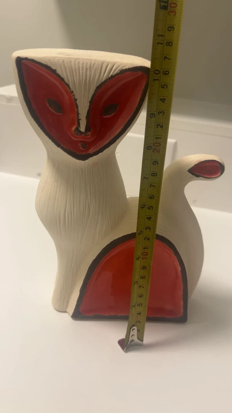 Vintage Ceramic Cat statue image indicator(2)