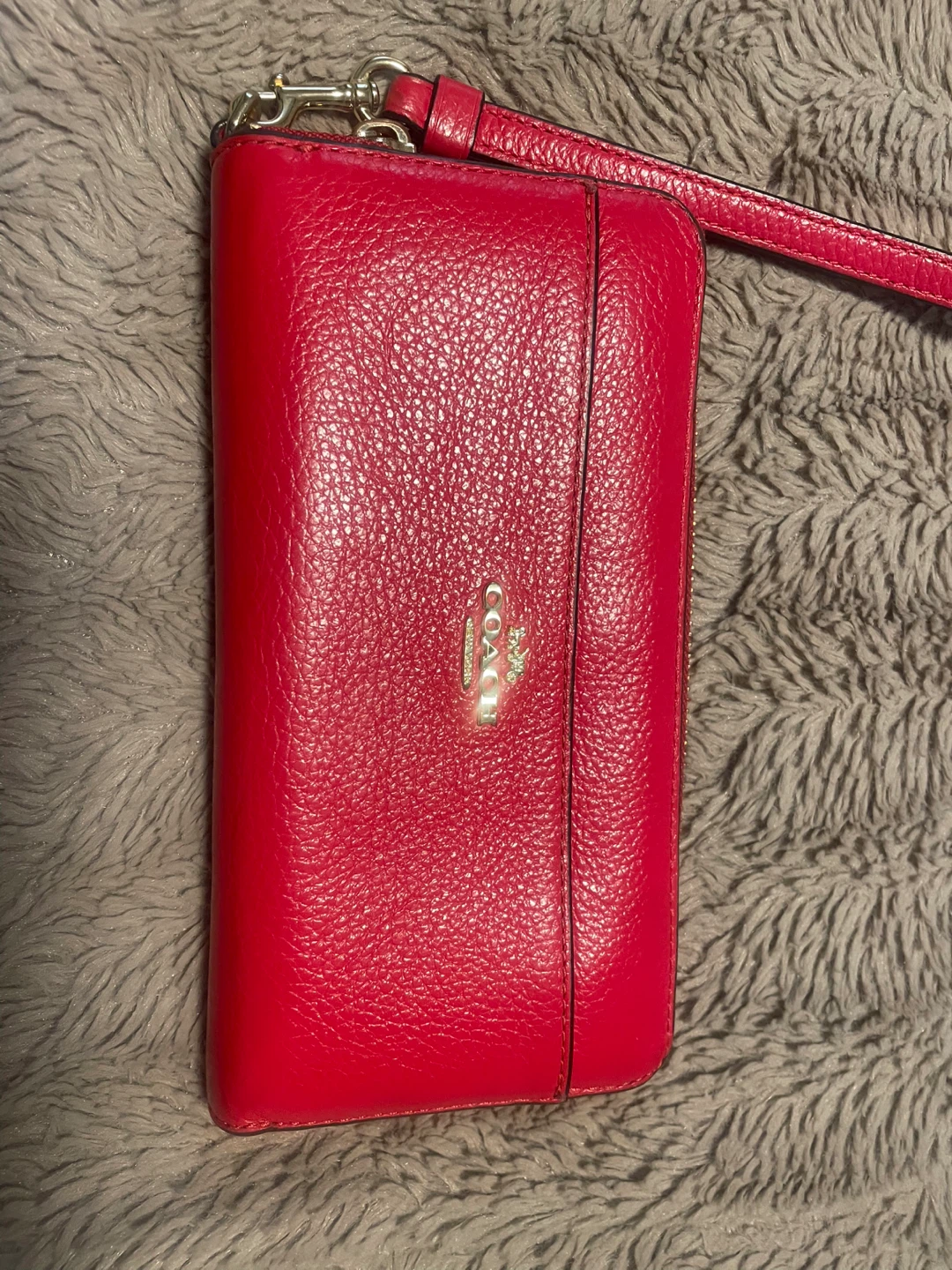 Coach Wristlet Wallet - red - photo 2