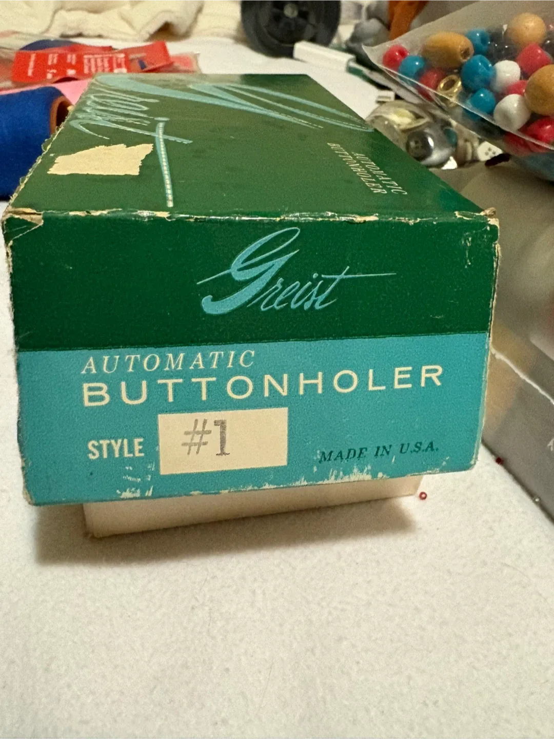 Greist Automatic Buttonholer Style #1