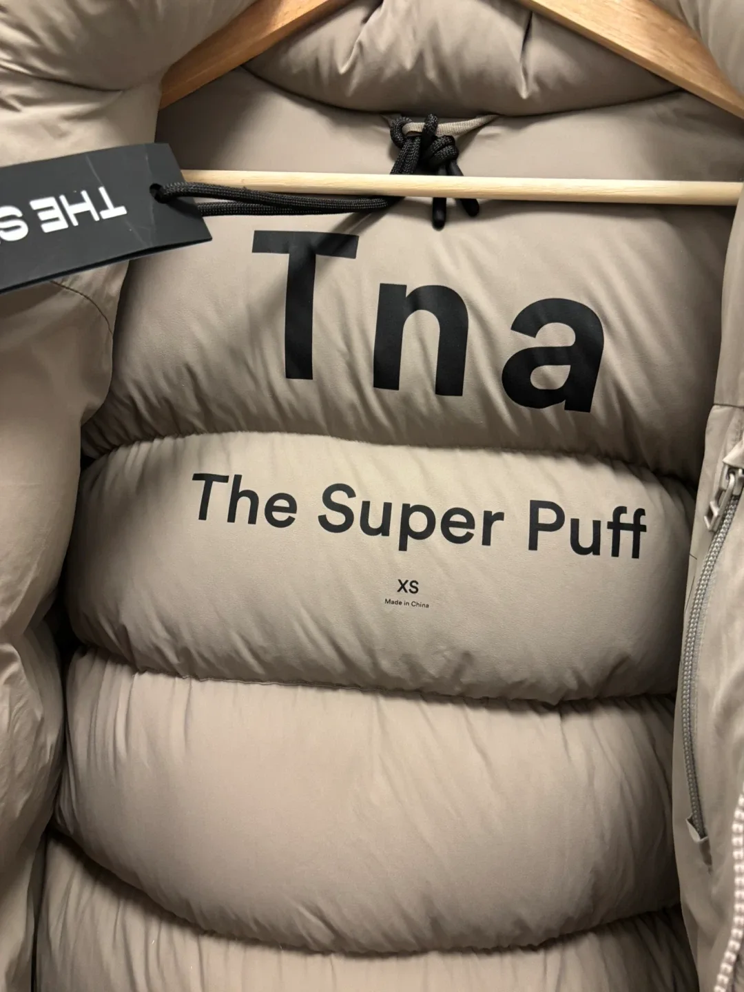 Aritzia Tna Super Puff Mid Length - XS Modern Taupe image indicator(10)