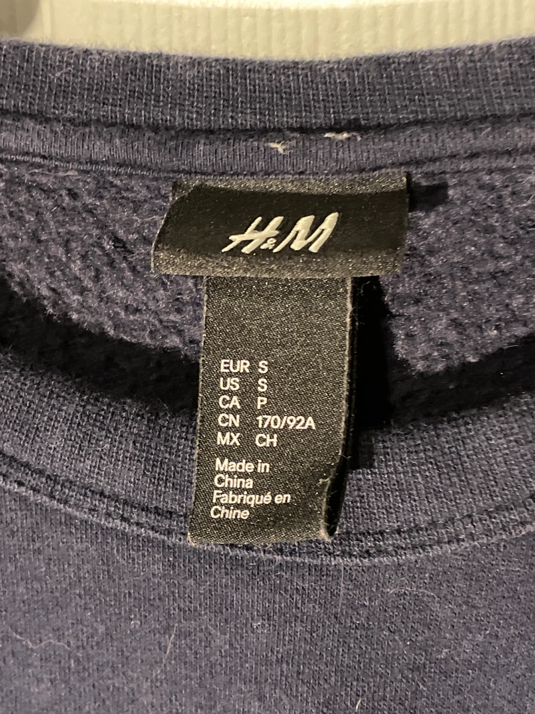 H&M Navy Blue Polar Bear Sweatshirt - Size S - photo 3