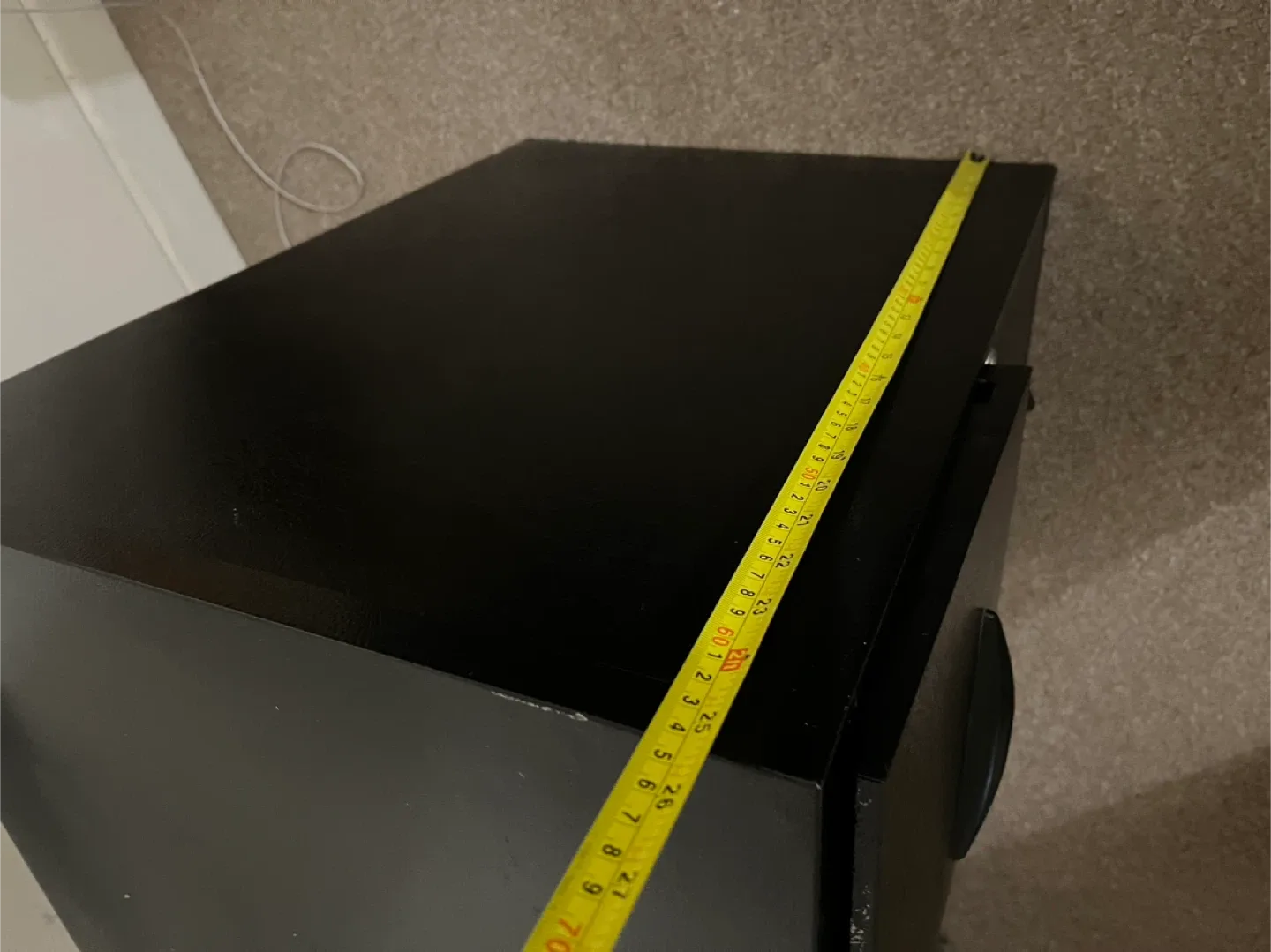 Black Two-Drawer Filing Cabinet image indicator(7)