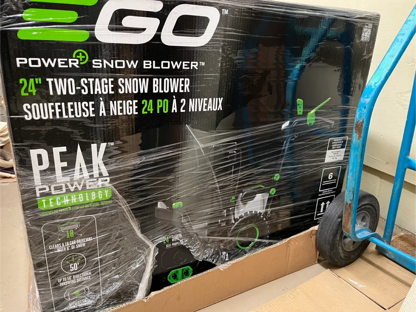EGO 24" Two-Stage Electric Snow Blower - New in Box!
