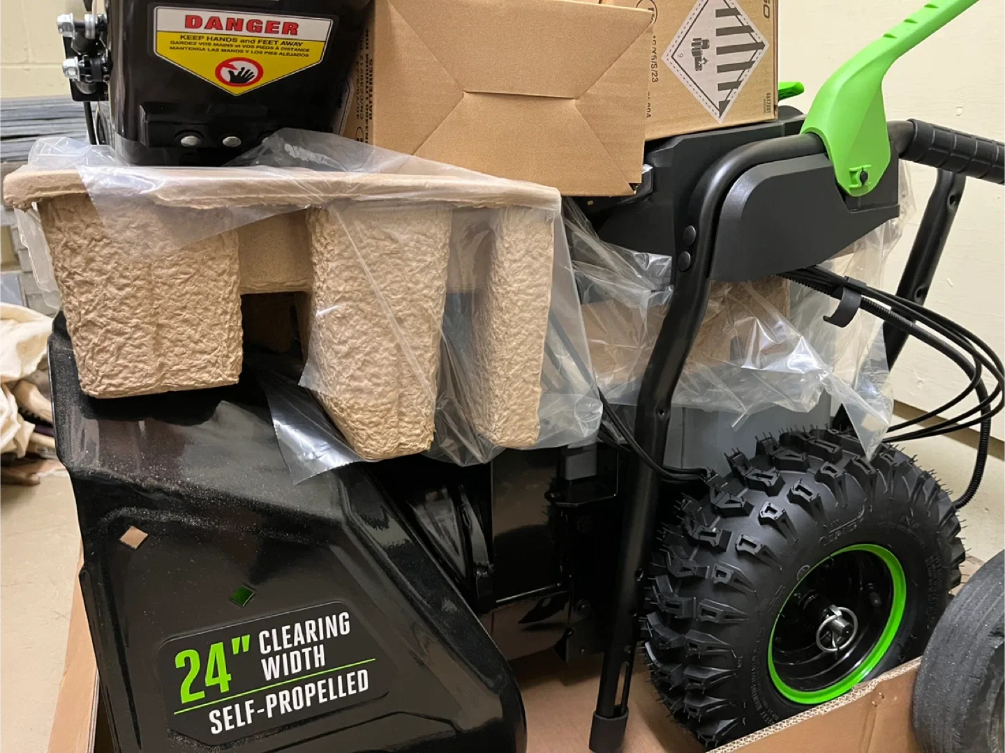 EGO 24" Two-Stage Electric Snow Blower - New in Box! image indicator(5)