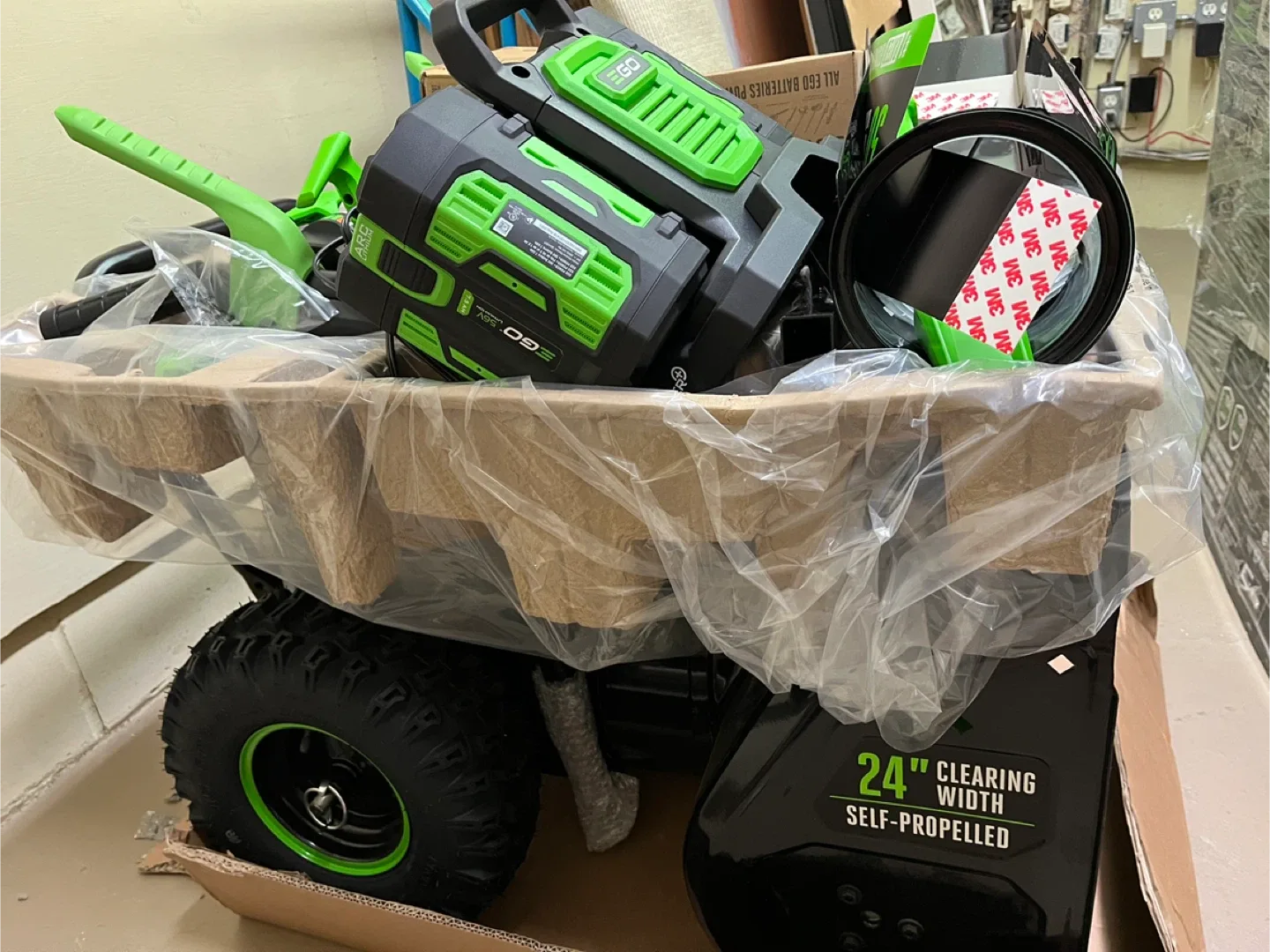 EGO 24" Two-Stage Electric Snow Blower - New in Box! image indicator(7)