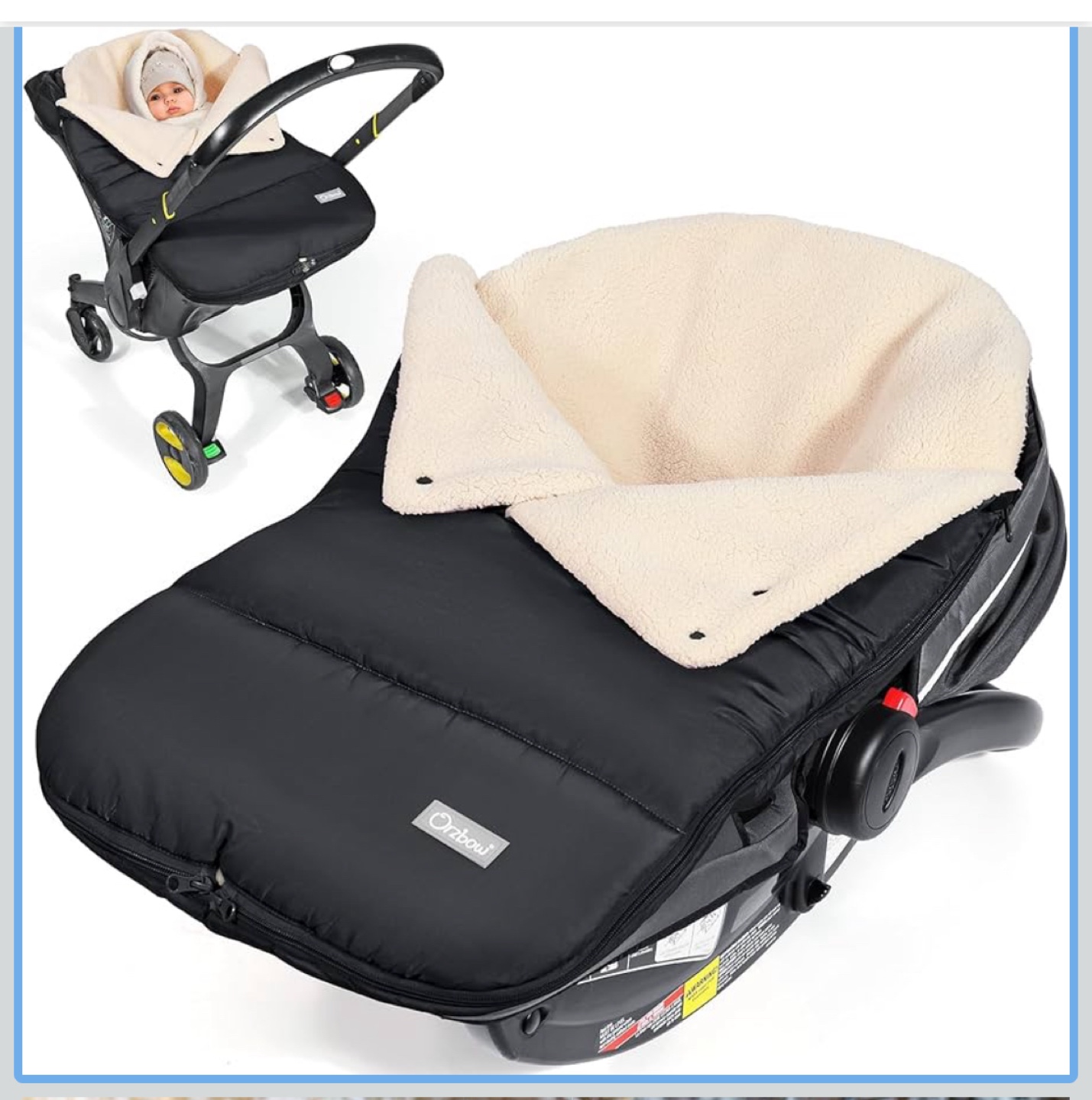 Baby Car seat cover-warm