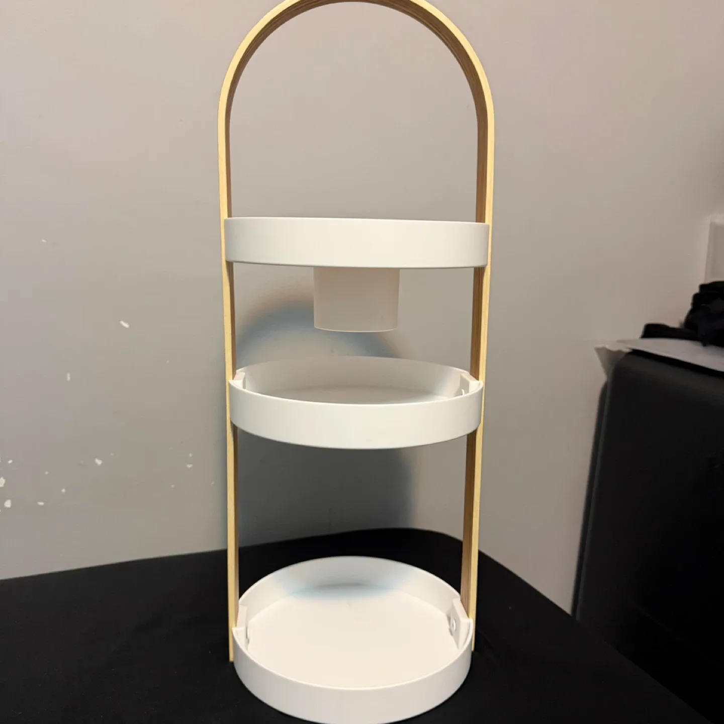 White 3-Tier Cosmetics/Skincare Stand image indicator(5)