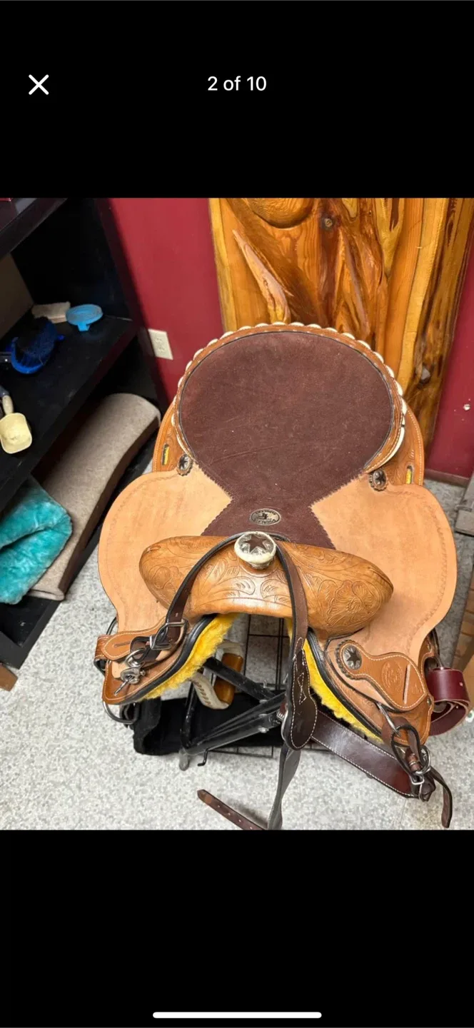 Brand New Western Horse Riding Saddle image indicator(2)