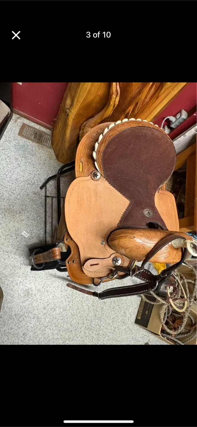 Brand New Western Horse Riding Saddle image indicator(3)