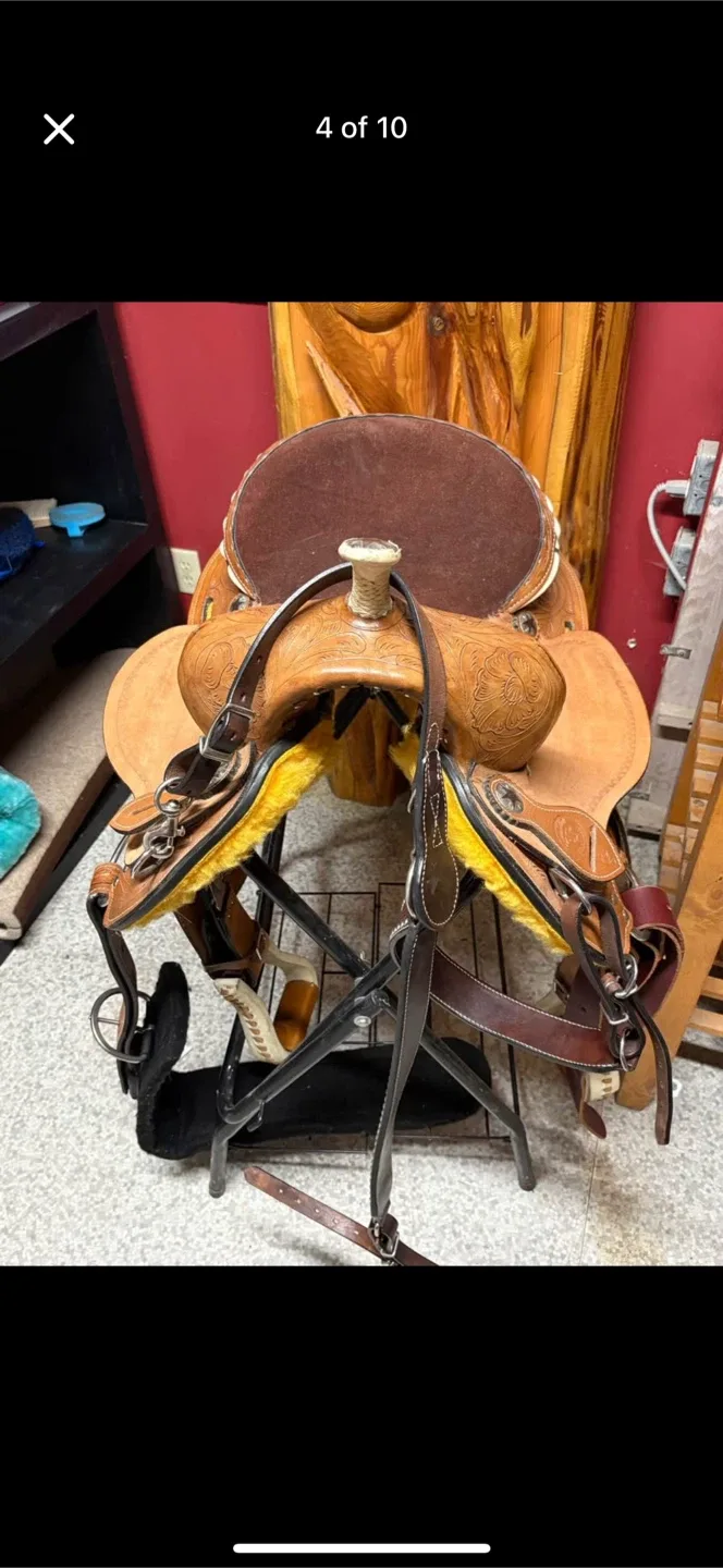 Brand New Western Horse Riding Saddle image indicator(4)
