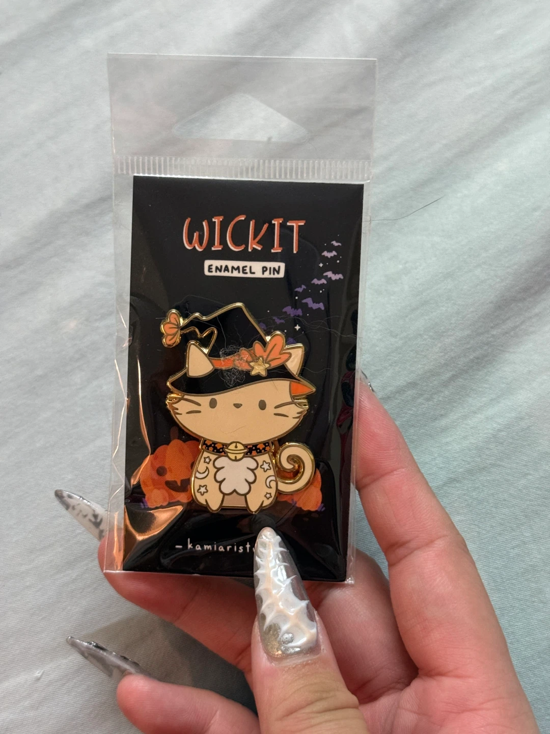 Wickit Enamel Pin - New