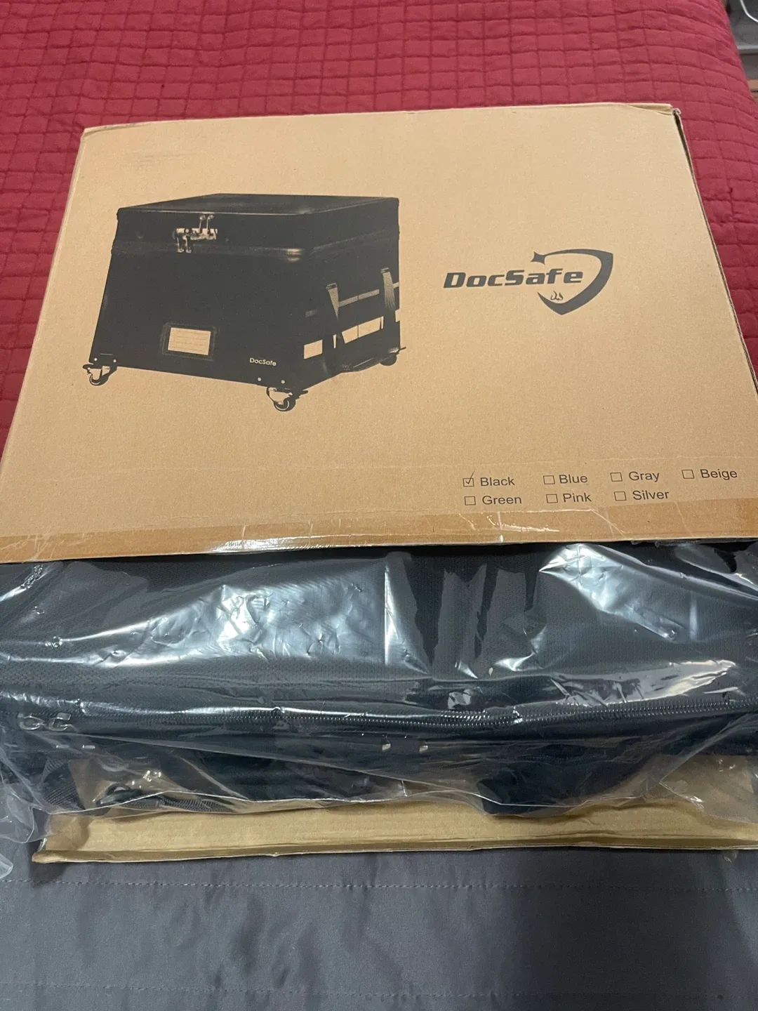 DocSafe Fireproof File Box with Wheels image indicator(8)