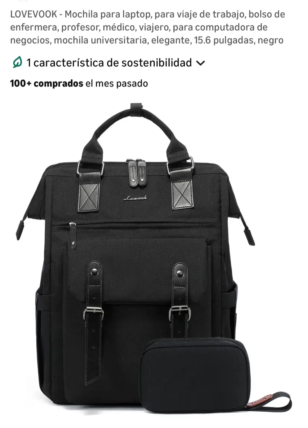 Carry-on Travel Backpack - Black