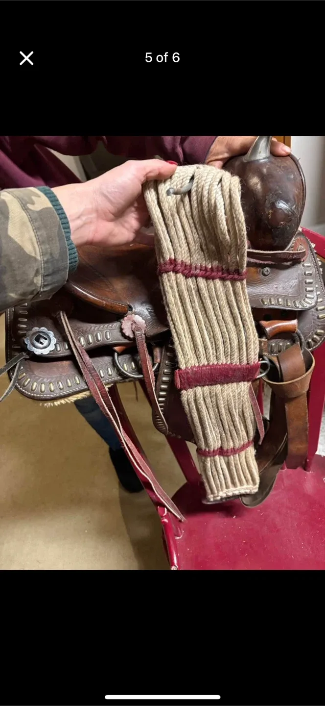 Kids Leather Western Saddle image indicator(6)