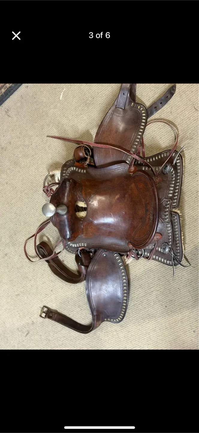 Kids Leather Western Saddle image indicator(4)