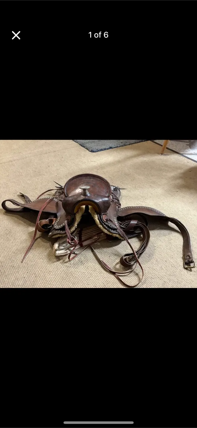 Kids Leather Western Saddle image indicator(3)