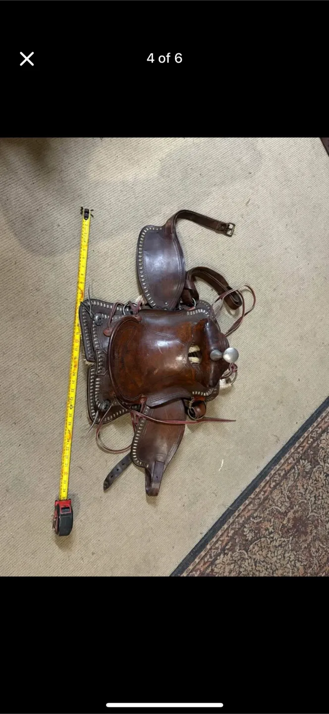 Kids Leather Western Saddle image indicator(5)