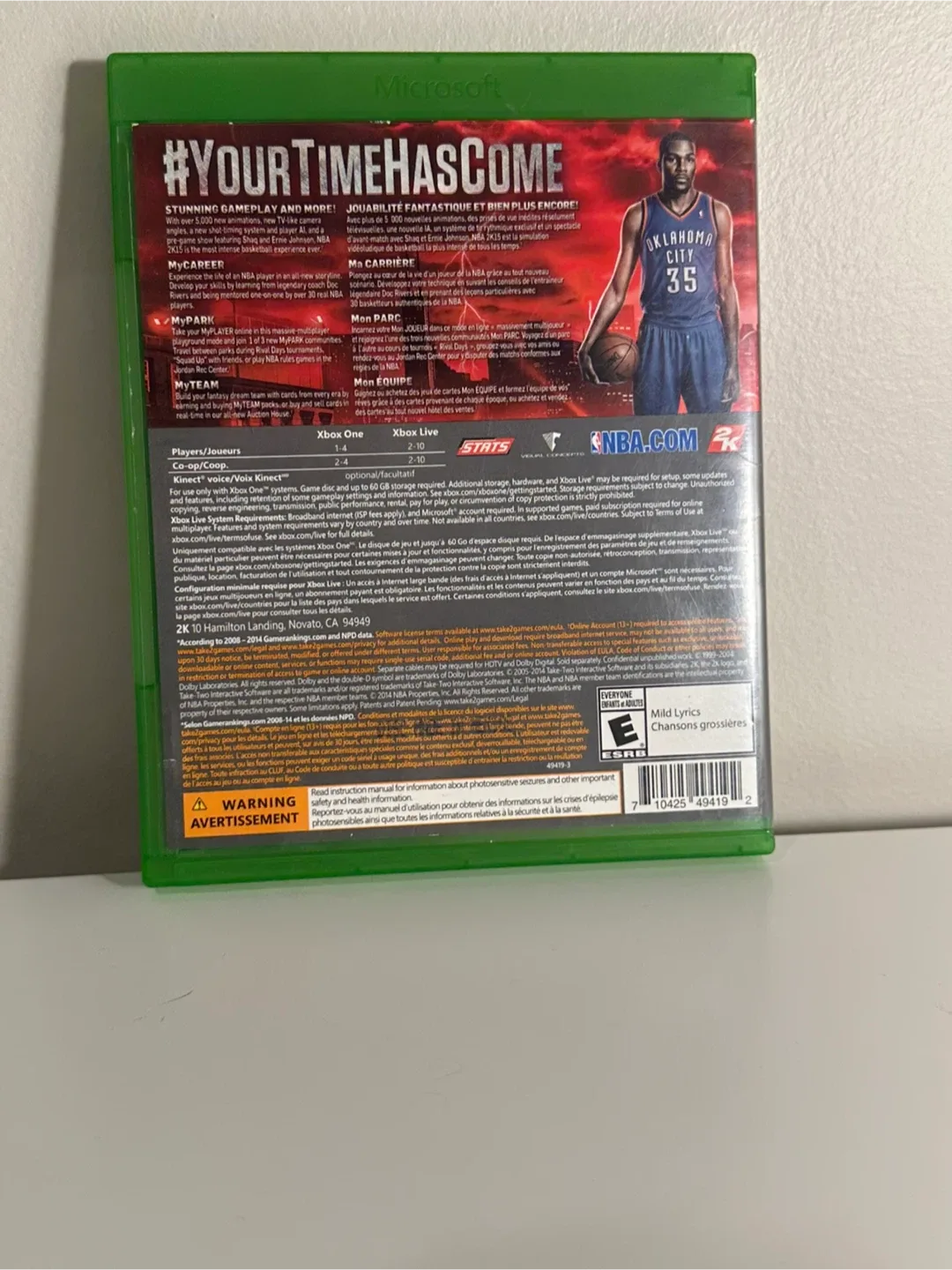 NBA 2K15 for Xbox One image indicator(2)