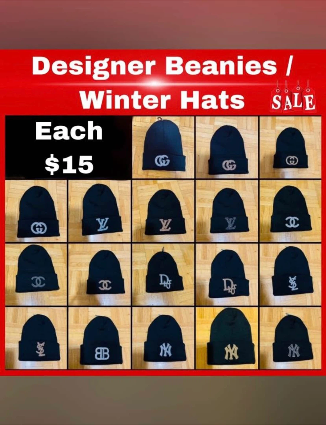Winter beanies / Winter hats (New)