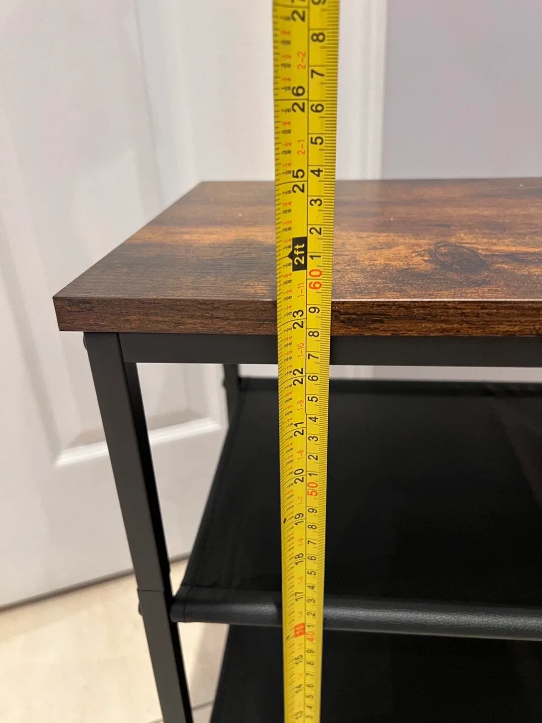 3-Tier Shoe Rack with Wood Top image indicator(5)