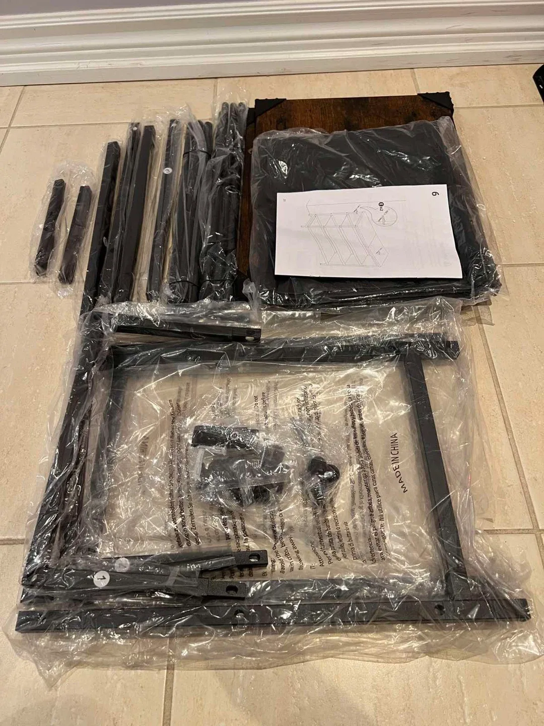 3-Tier Shoe Rack with Wood Top image indicator(9)