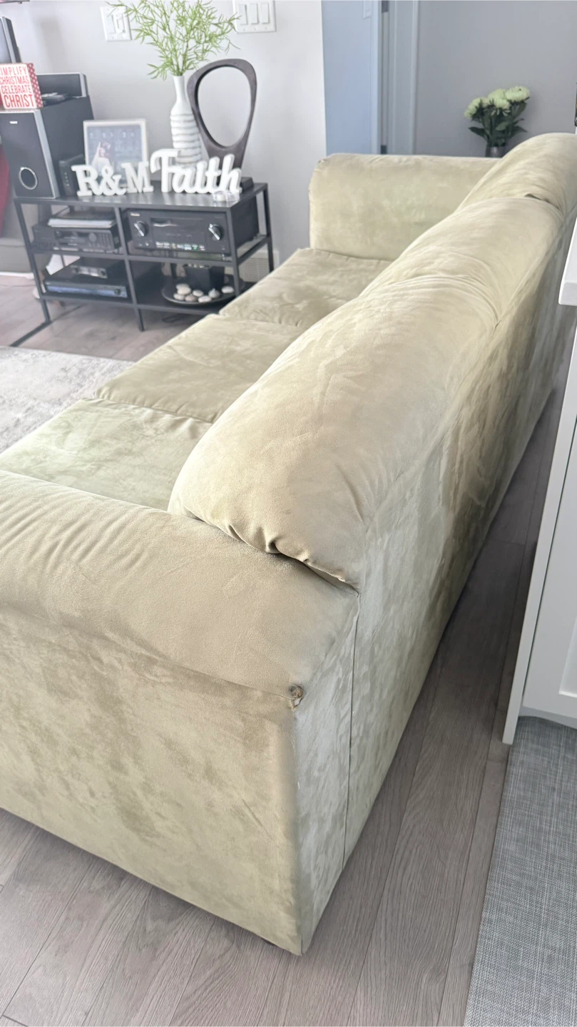 Comfortable Three-Seat Sofa