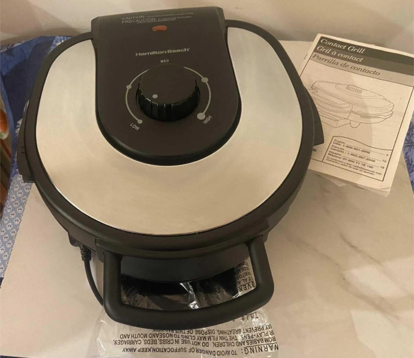 Hamilton Beach Contact Grill 🍔🥓🍗