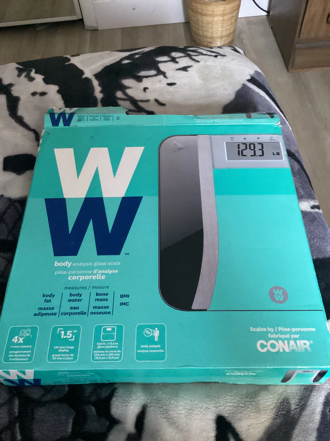 Conair Body Analysis Glass Scale - New in Box!