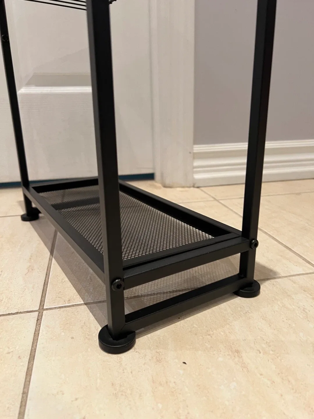 Black Metal & Wood Shelf image indicator(4)