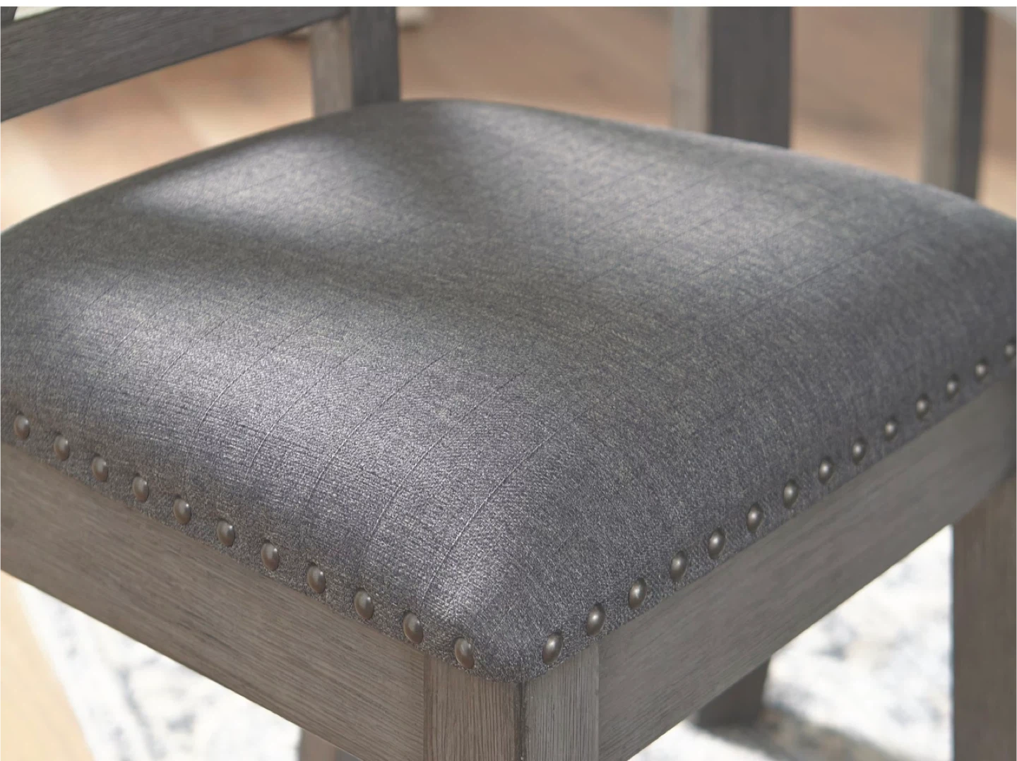 Dining Table Set - 6 Chairs, Grey - photo 2