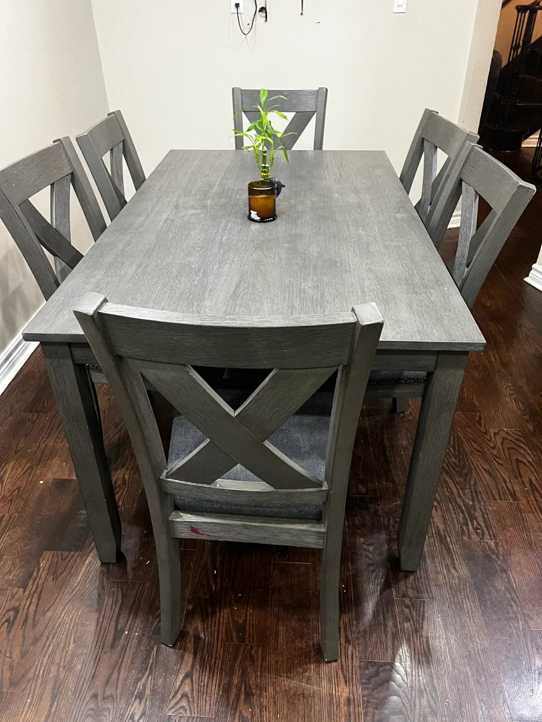 Dining Table Set - 6 Chairs, Grey image indicator(6)