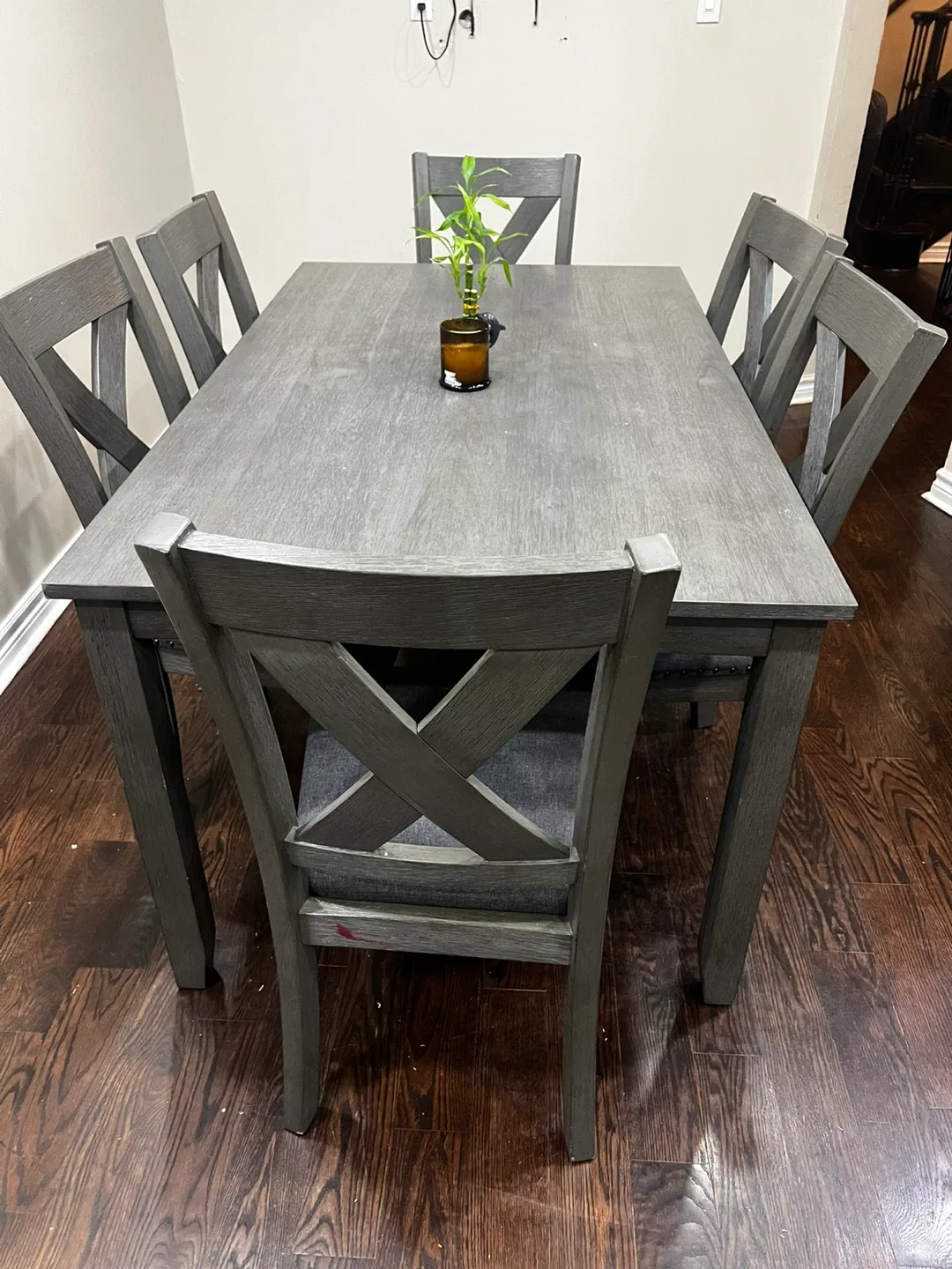 Dining Table Set - 6 Chairs, Grey image indicator(7)
