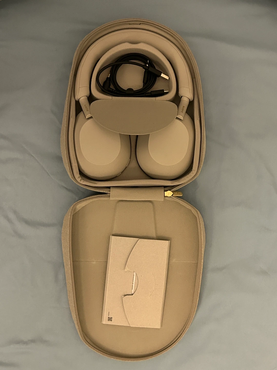 Sony WH-1000XM5 Wireless Noise Cancelling Headphones - Beige