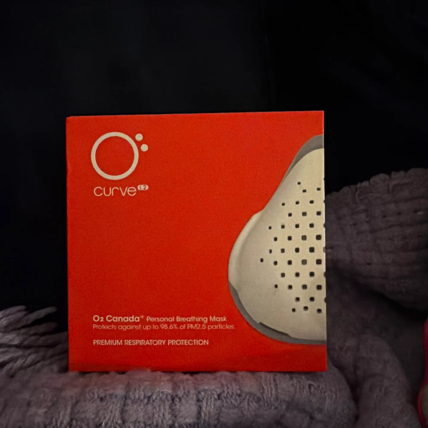 O2 Canada Curve 1.2 Personal Breathing Mask