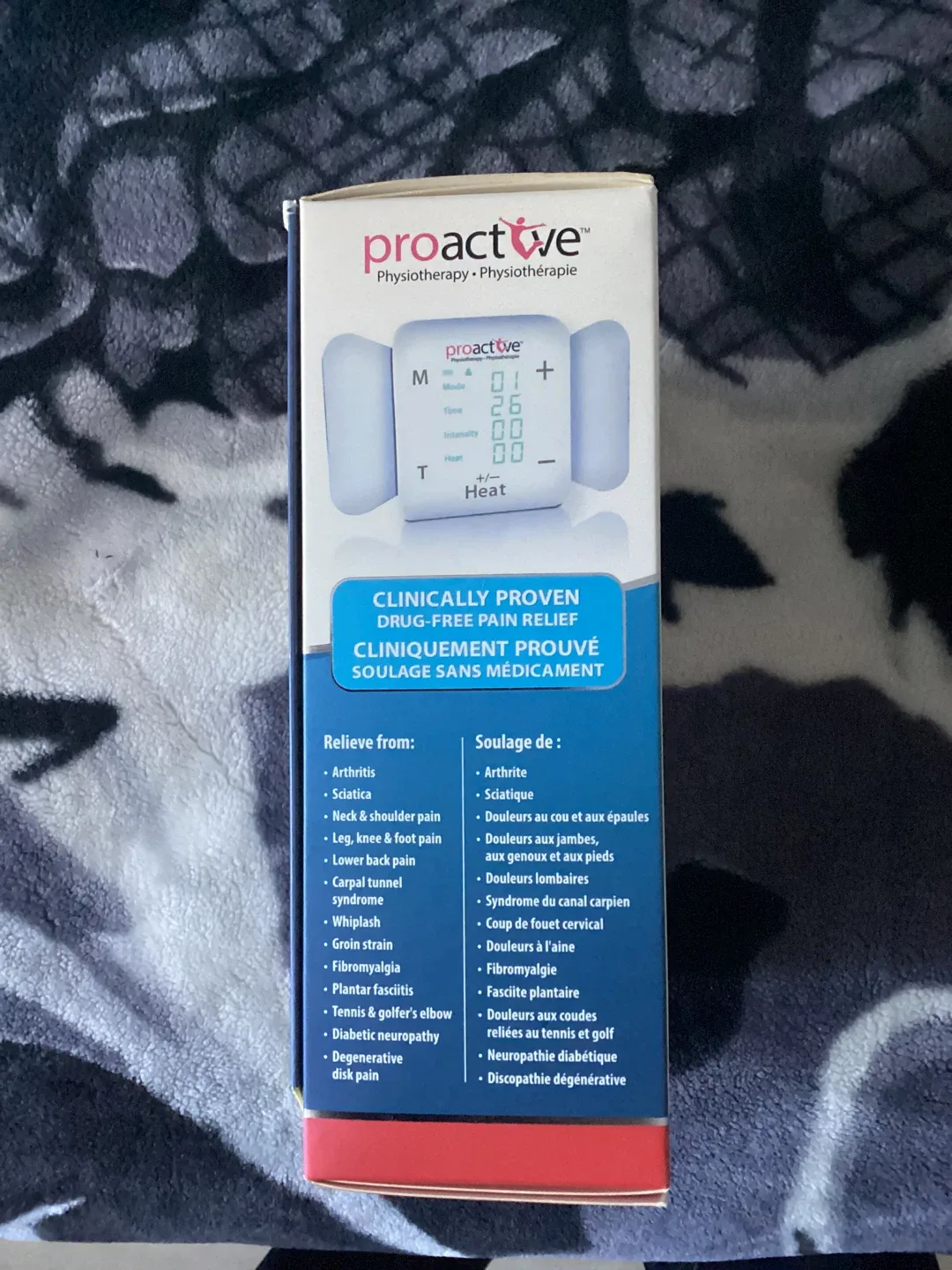 Proactive TheraHeat TENS + Heat Therapy Device NEW image indicator(4)
