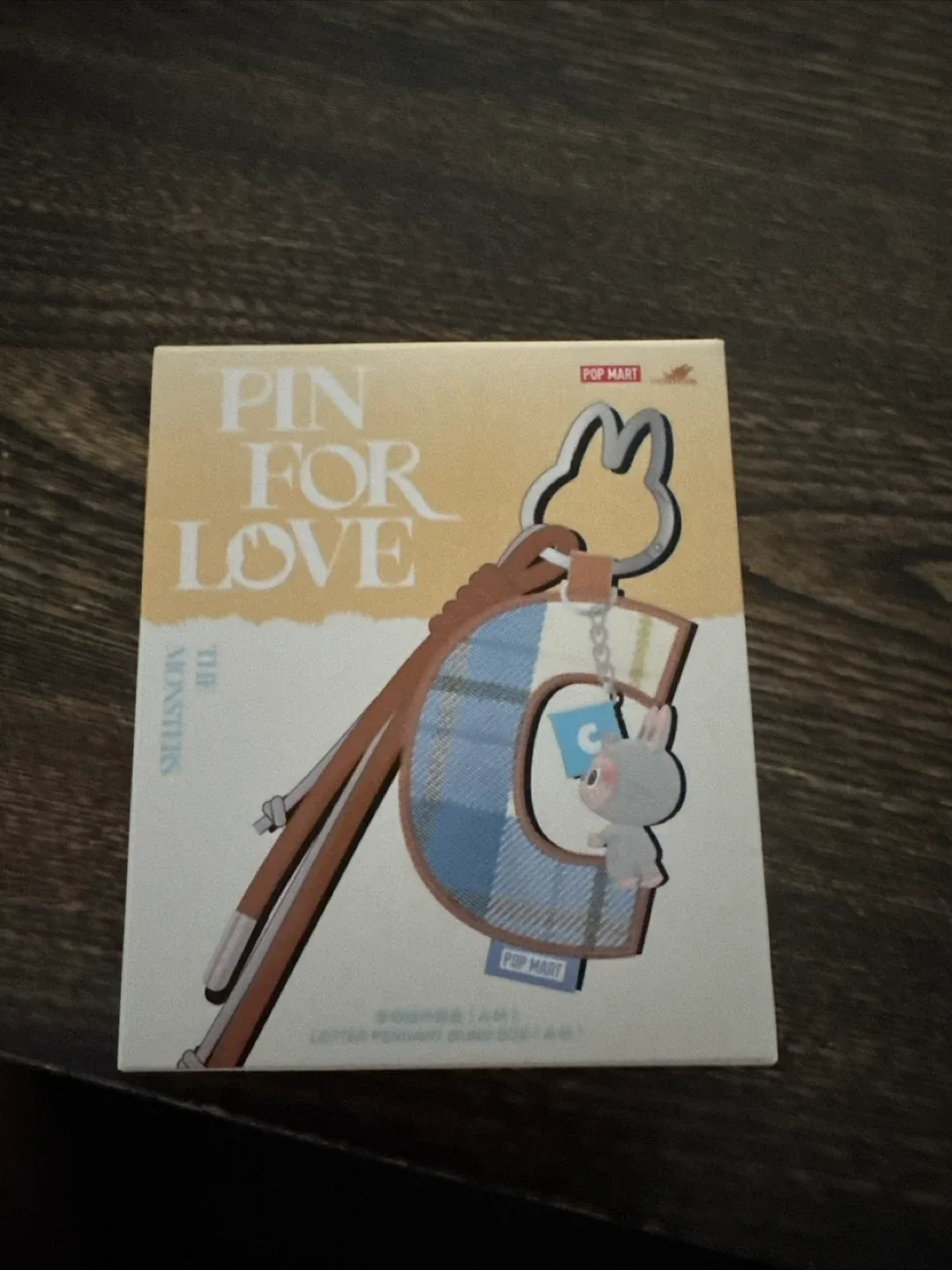 POP MART The Monsters Pin For Love Pendant Letters image indicator(4)