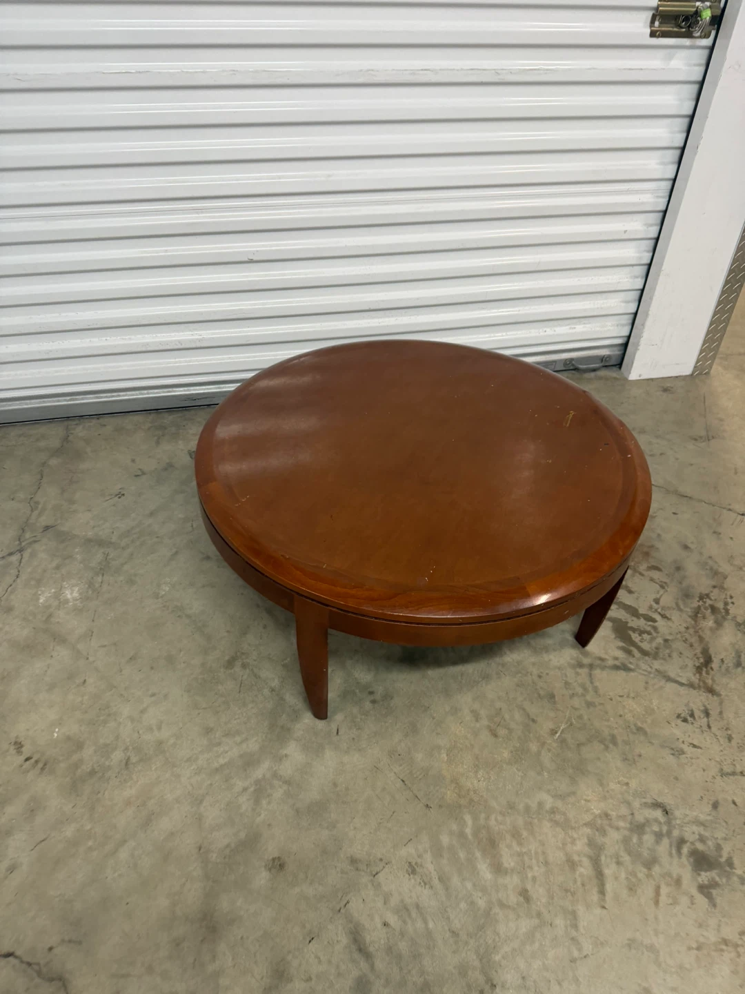 Round Wood Coffee Table