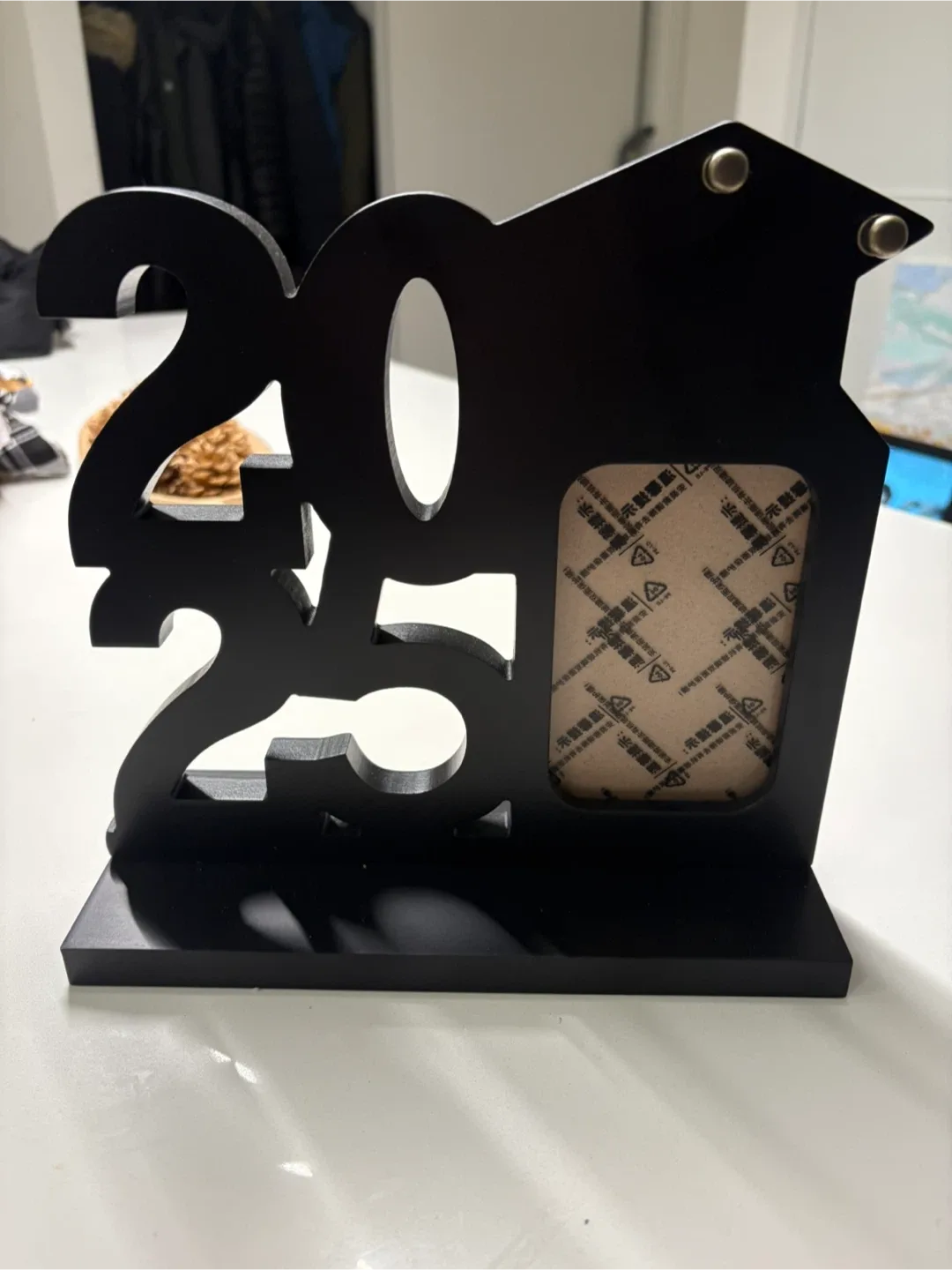 2025 Graduation Photo Frame - Black